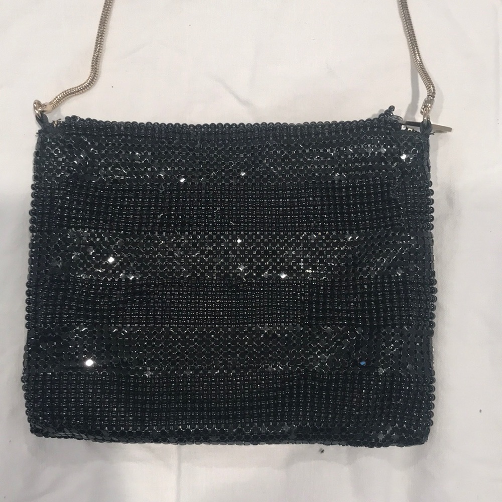 BCBG Maxazria Black Sequin Bag